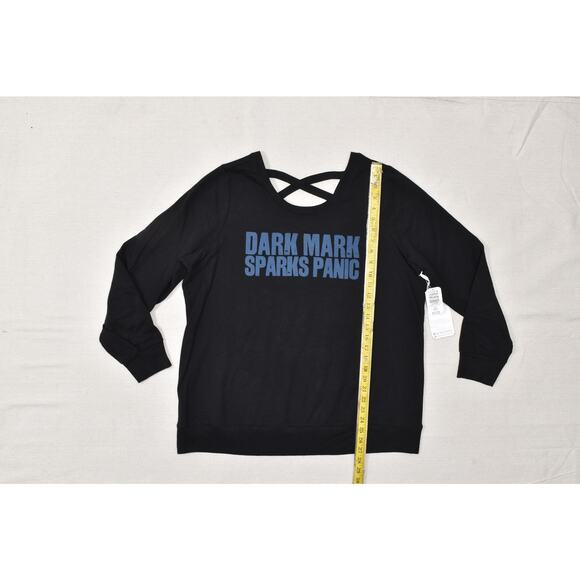 Torrid Harry Potter Dark Mark Sparks Panic Plus Size 2 (18-20) Black Sweater NWT - Picture 2 of 8